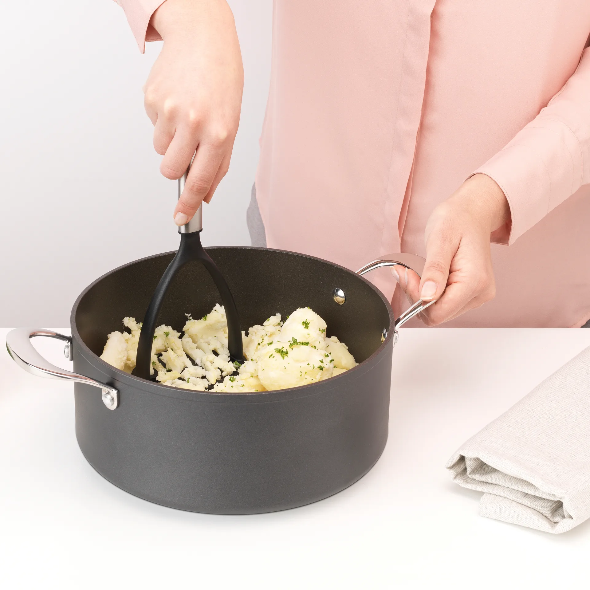 Profile kartoffelmoser non-stick, Rustfrit stål Brabantia