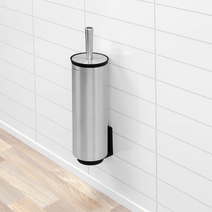 Profile toiletbørste til vægmontering, matt steel (sølv) Brabantia
