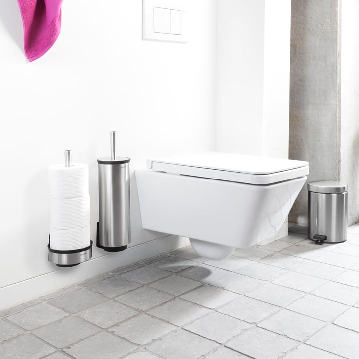 Profile toiletbørsteholder til 3 ruller, matt steel (sølv) Brabantia