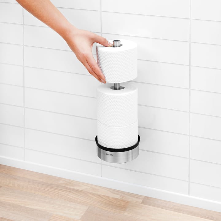Profile toiletbørsteholder til 3 ruller, matt steel (sølv) Brabantia