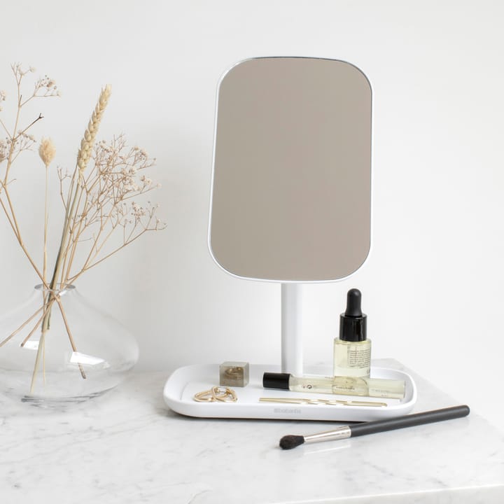ReNew spejl med opbevaringsbakke, Hvid Brabantia