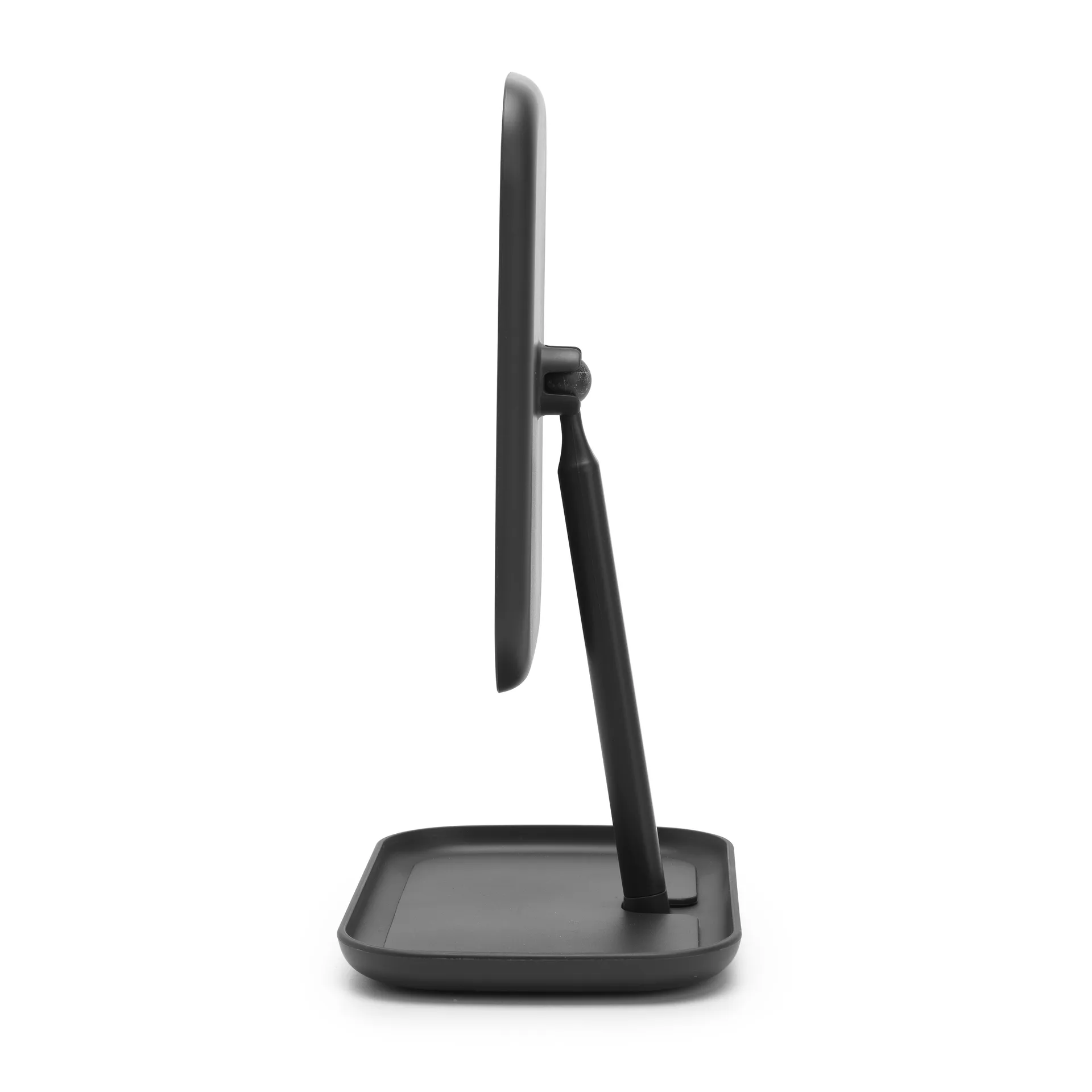 ReNew spejl med opbevaringsbakke, Mørkegrå Brabantia