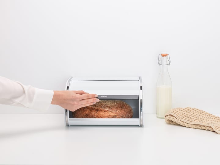 Roll Top brødkasse medium, Hvid Brabantia