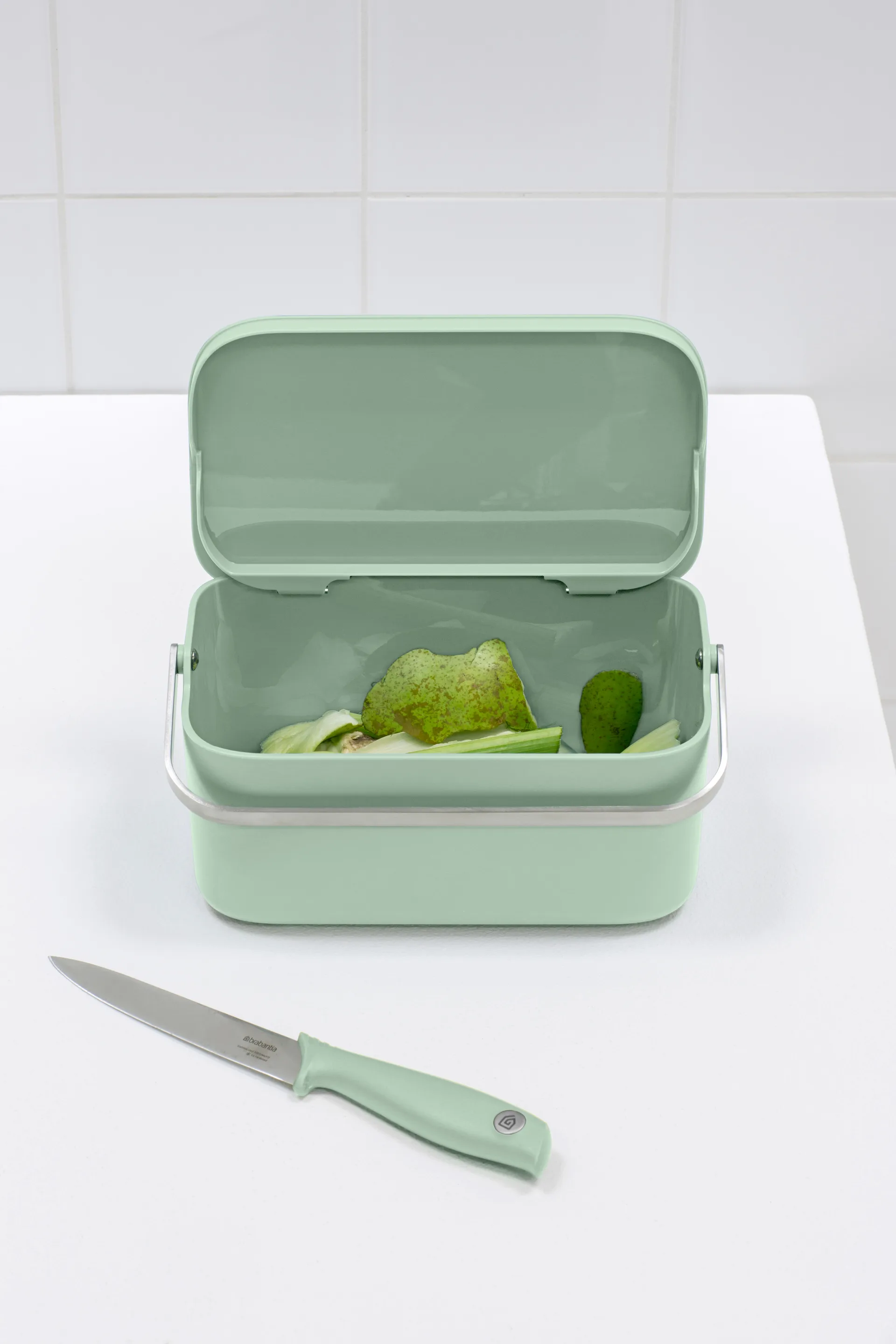 Sinkside Madaffaldspand 13x22 cm, Jade green Brabantia