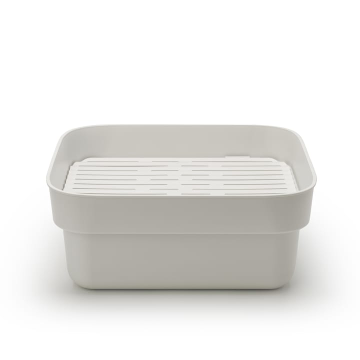Sinkside opvaskebalje med tørrebakke 34x37 cm, Lysegrå Brabantia