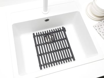 Sinkside opvaskemåtte 30x30 cm - Mørkegrå - Brabantia