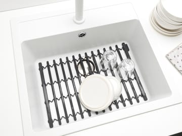 Sinkside opvaskemåtte 30x30 cm - Mørkegrå - Brabantia