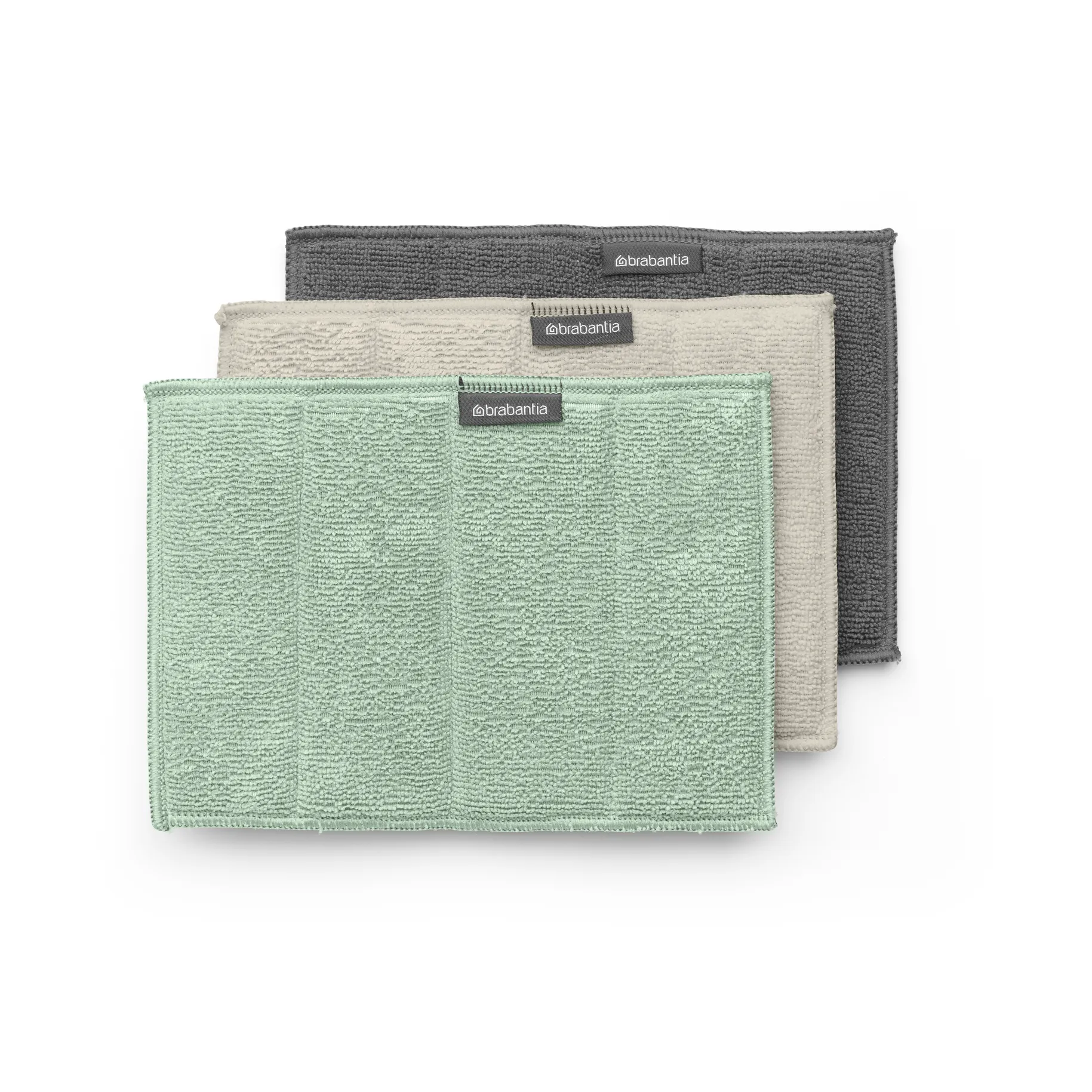 Sinkside rengøringssvamp mikrofiber 3-pak, Mixede Brabantia