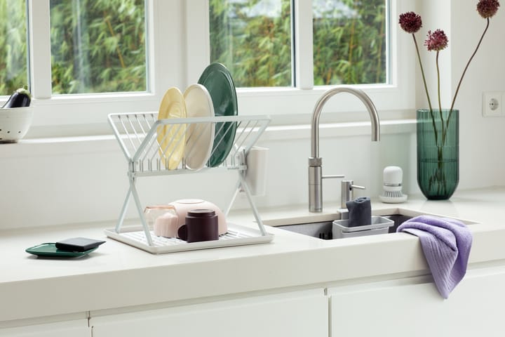Sinkside sammenklappeligt opvaskestativ 37 cm, Lysegrå Brabantia