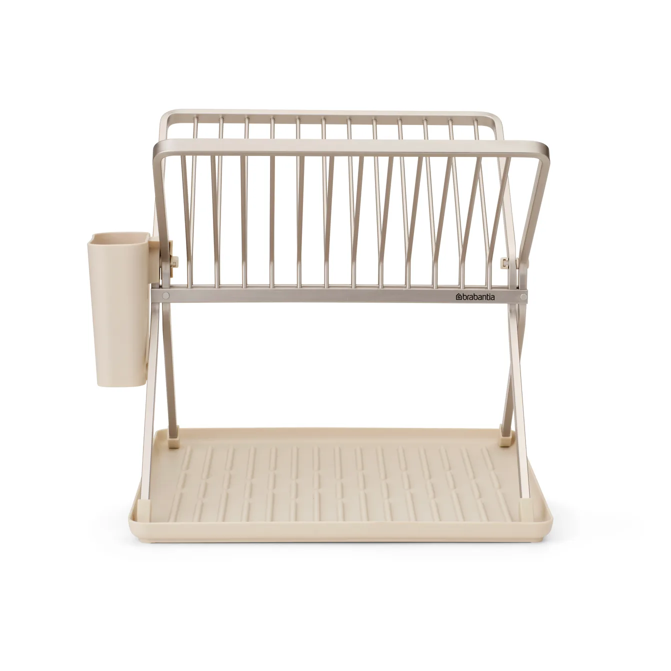 Sinkside sammenklappeligt opvaskestativ 37 cm, Soft Beige Brabantia