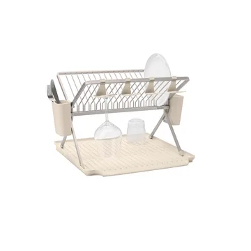 Sinkside sammenklappeligt opvaskestativ 51 cm - Soft Beige - Brabantia
