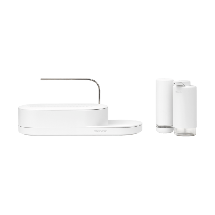 SinkStyle køkkenbordsorganizer sæt 3 dele - Mineral Fresh White - Brabantia