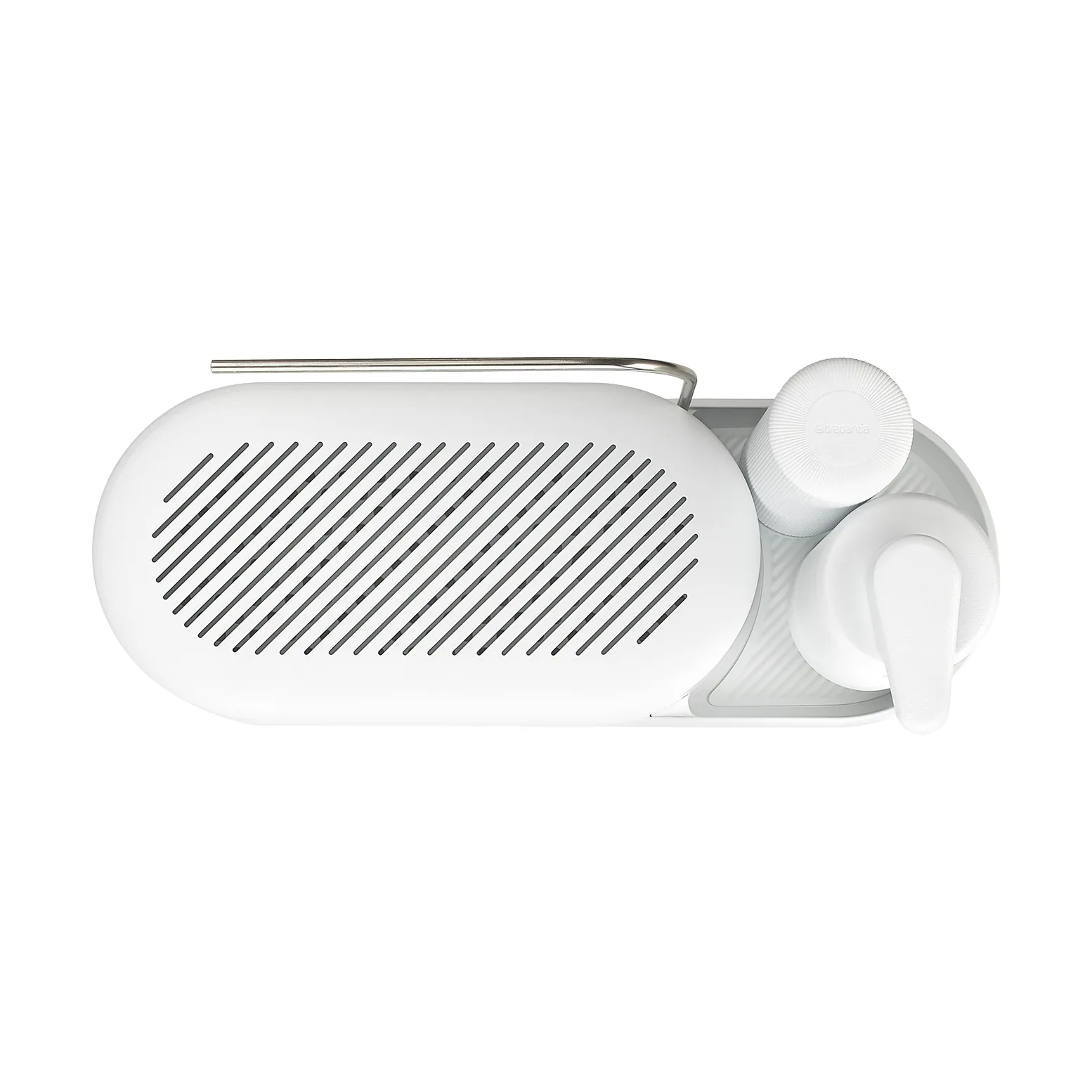 SinkStyle køkkenbordsorganizer sæt 3 dele, Mineral Fresh White Brabantia