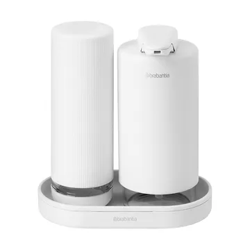 SinkStyle sæbedispenser/opvaskemiddeldispenser sæt - Mineral Fresh White - Brabantia