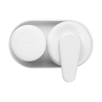 SinkStyle sæbedispenser/opvaskemiddeldispenser sæt - Mineral Fresh White - Brabantia