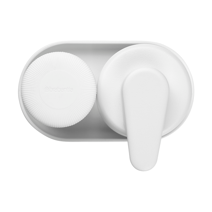 SinkStyle sæbedispenser/opvaskemiddeldispenser sæt, Mineral Fresh White Brabantia