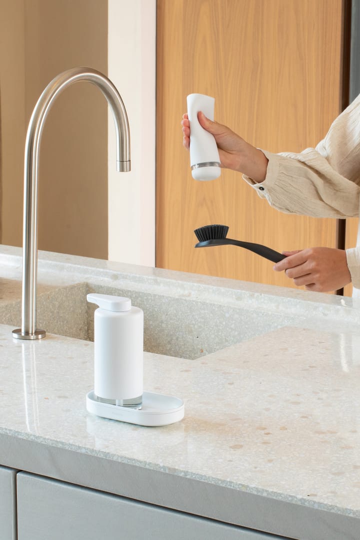SinkStyle sæbedispenser/opvaskemiddeldispenser sæt, Mineral Fresh White Brabantia