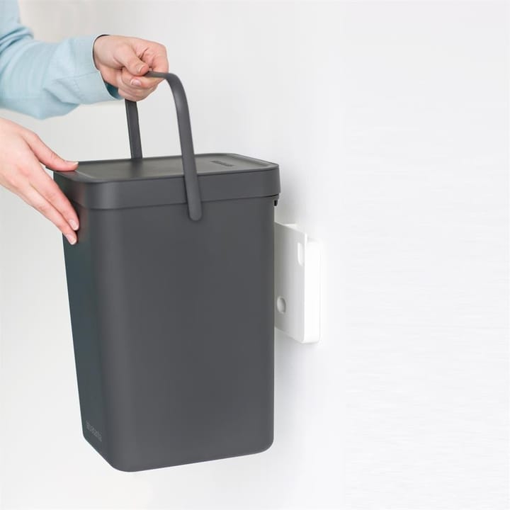 Sort & Go affaldsspand 12 liter - grå - Brabantia
