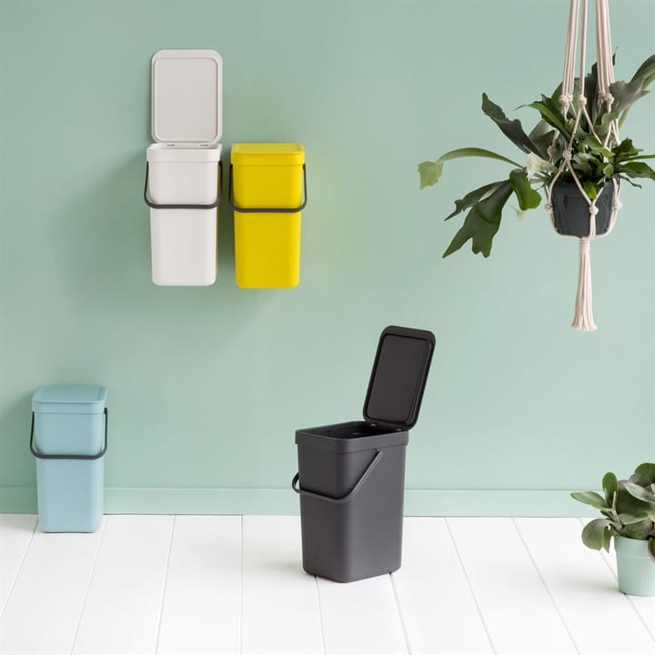 Sort & Go affaldsspand 12 liter, grå Brabantia