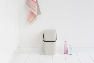 Sort & Go affaldsspand 12 liter - Lysegrå - Brabantia