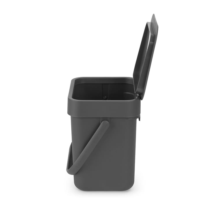 Sort & Go affaldsspand 3 L, Grå Brabantia