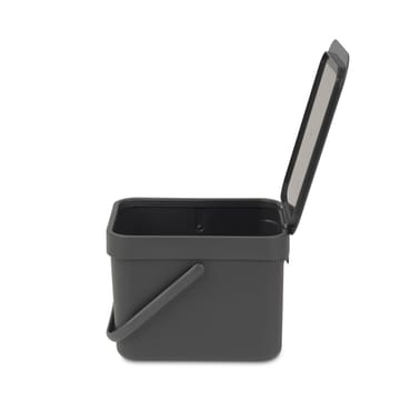 Sort & Go affaldsspand 6 liter - grå - Brabantia