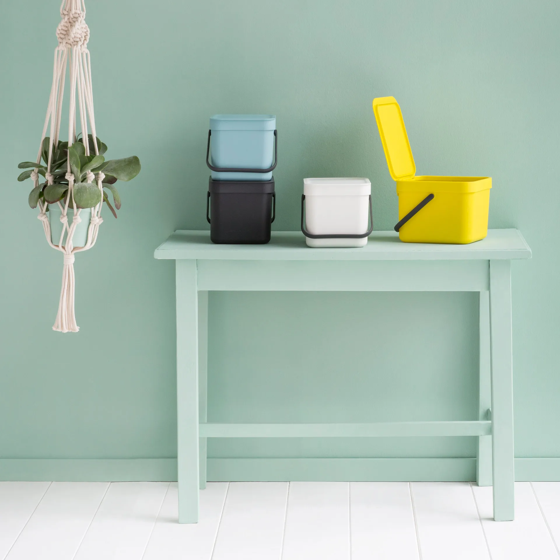 Sort & Go affaldsspand 6 liter, grå Brabantia