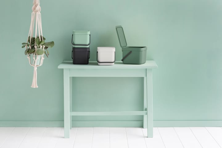 Sort & Go affaldsspand 6 liter, Jade green Brabantia