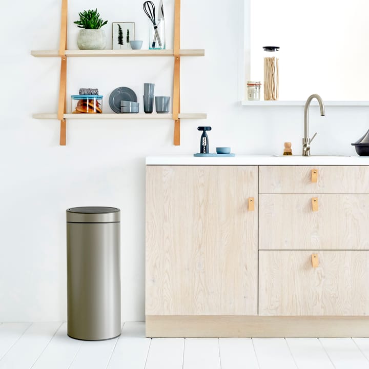 Touch Bin skraldespand 30 liter, platinum (grå) Brabantia