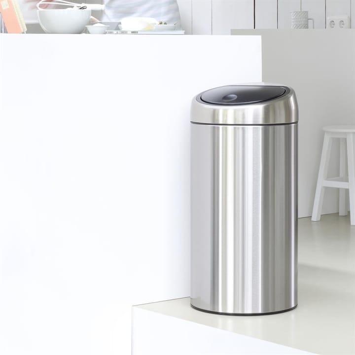 Touch Bin skraldespand 45 liter, matt steel (sølv) Brabantia