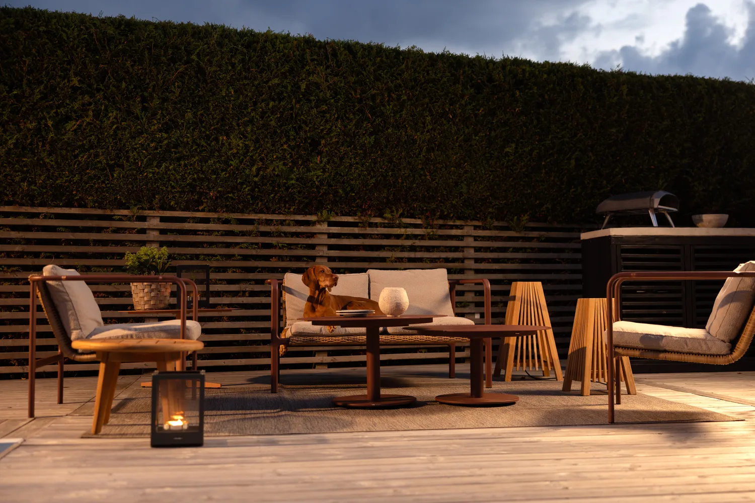 Belfort lyslygte, Sort, 28 cm Brafab