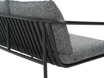 Bendt sofa - Sort-teddy ant - Brafab