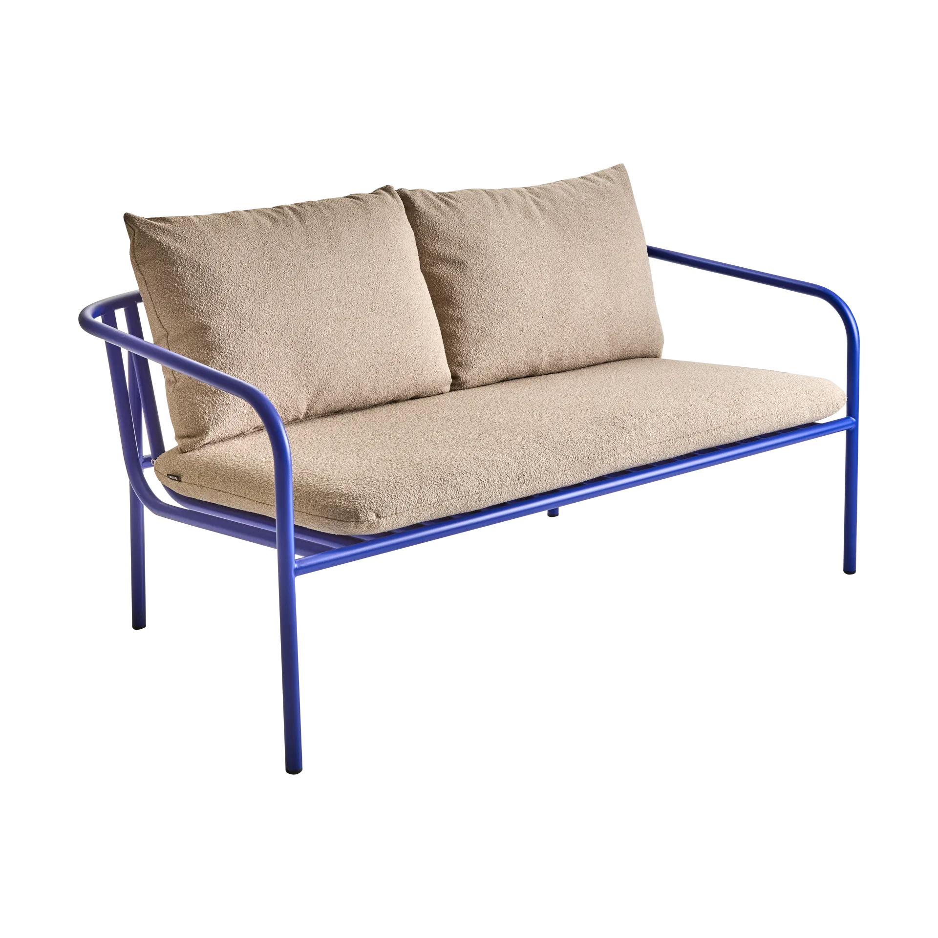 Bendt sofa, Teddy beige-indigo blue Brafab