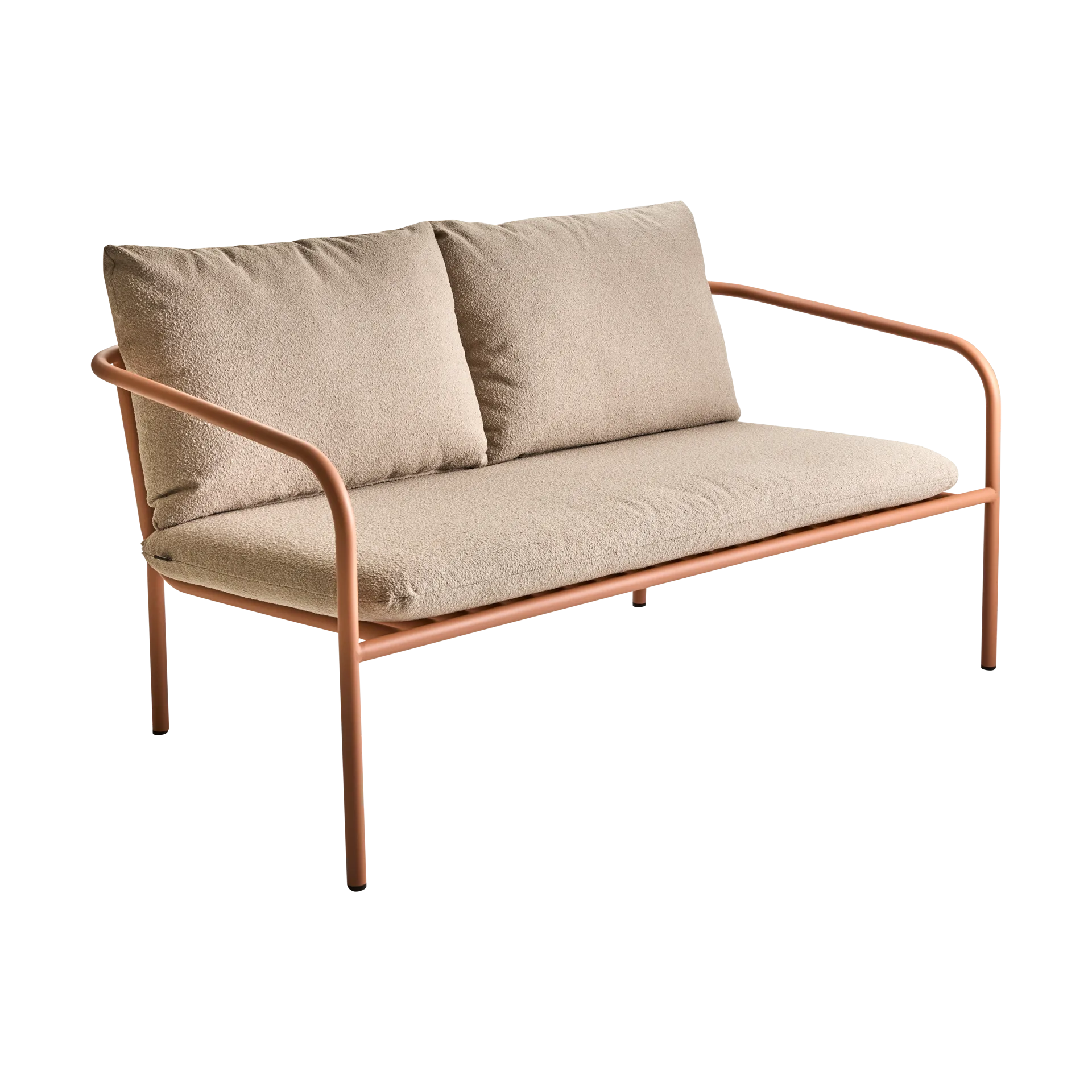 Bendt sofa, Teddy beige-peach Brafab