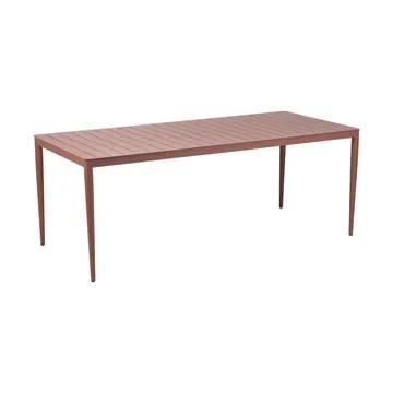 Bigby spisebord - Zin Red, 195x90 cm - Brafab