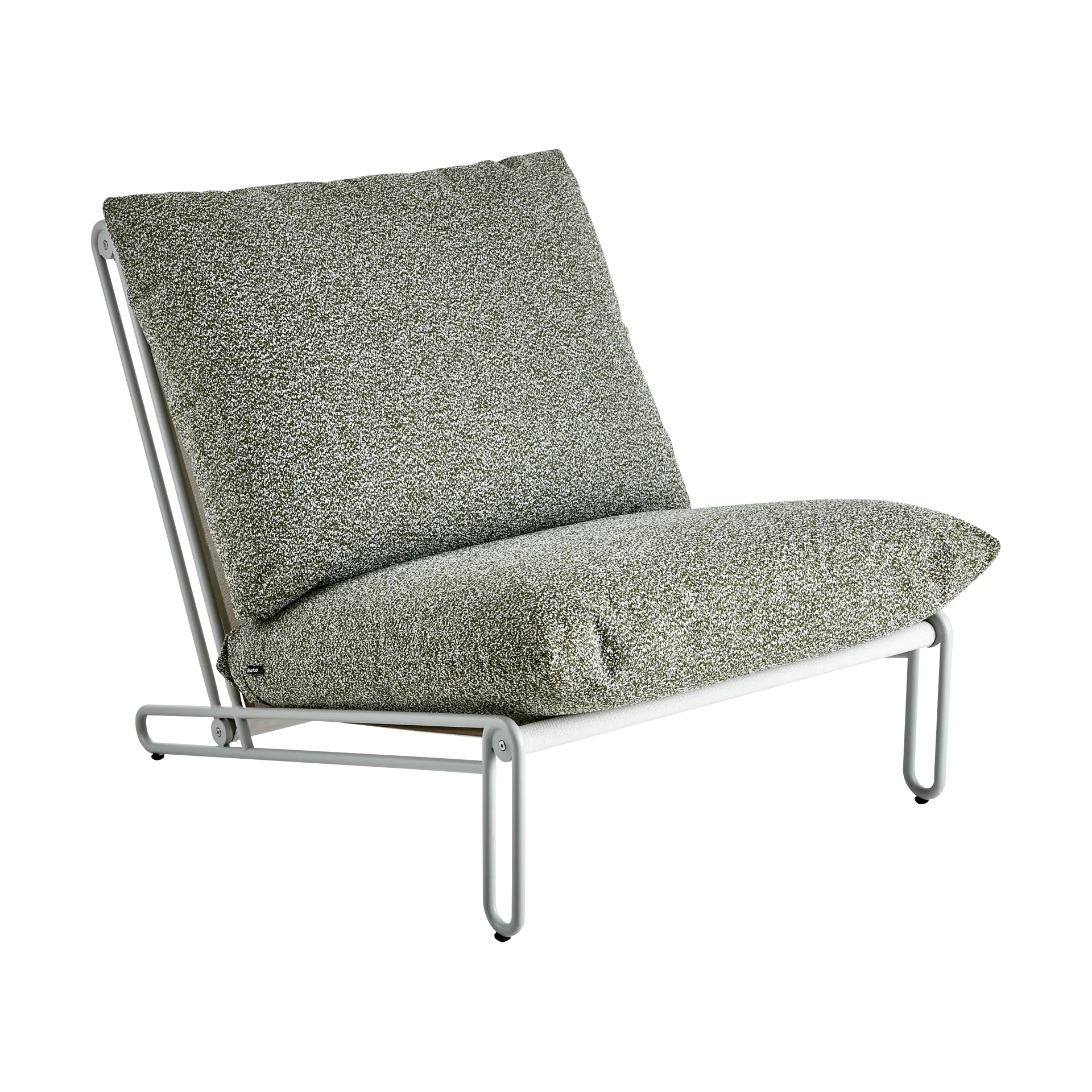 Blixt loungestol, Light grey-teddy verde Brafab