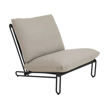 Blixt loungestol - Sort-clay beige - Brafab