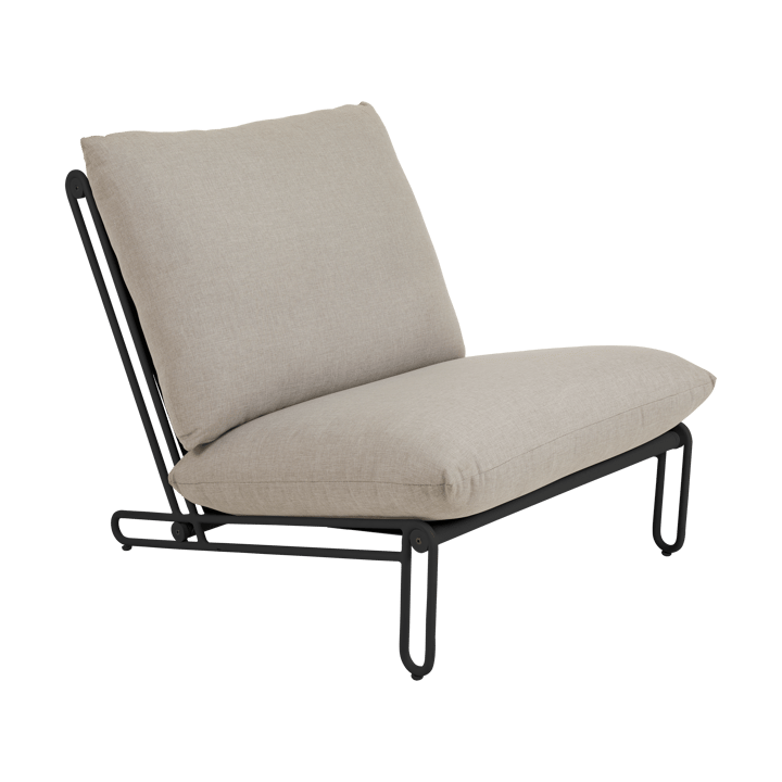 Blixt loungestol - Sort-clay beige - Brafab