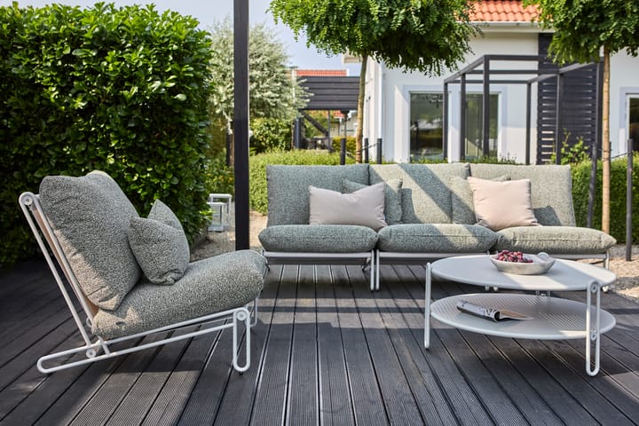 Blixt loungestol, Sort-clay beige Brafab