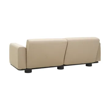 Bolster sofa - Antracit-teddy beige, 2,5-personers - Brafab