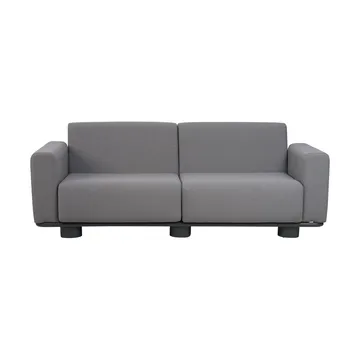 Bolster sofa - Antracit-teddy grey, 2,5-personers - Brafab