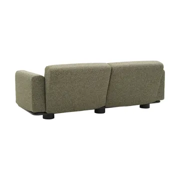 Bolster sofa - Antracit-teddy verde, 2,5-personers - Brafab