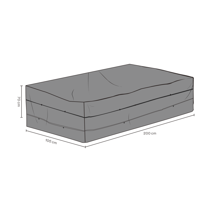 Brafab møbelovertræk sofa - Sort 200 cm - Brafab