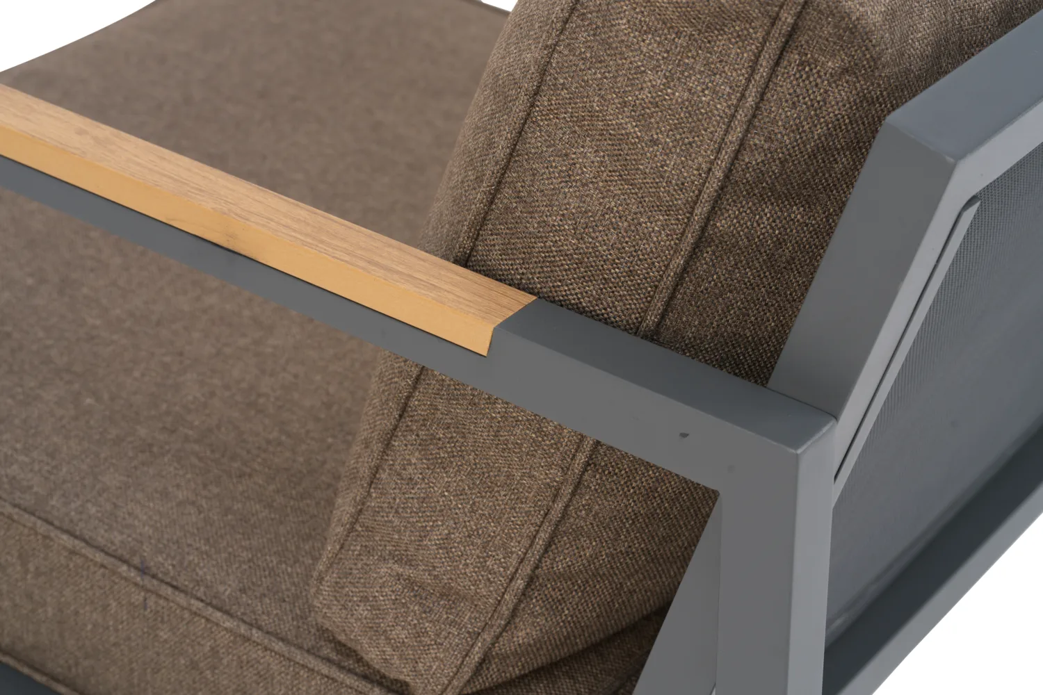 Cap sofagruppe, Antracit-brun, 6-personers Brafab