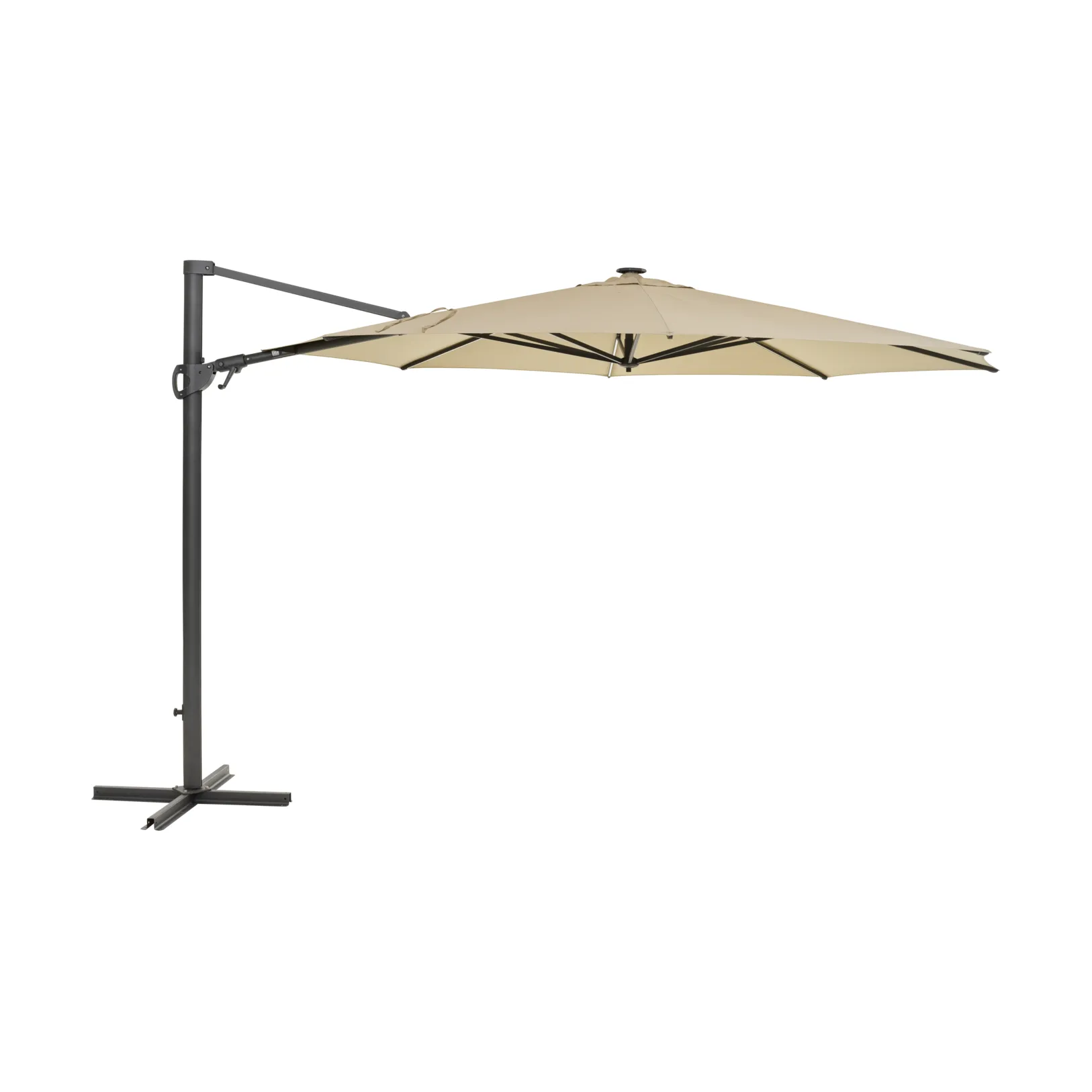 Cilento parasol, Light grey-khaki Brafab