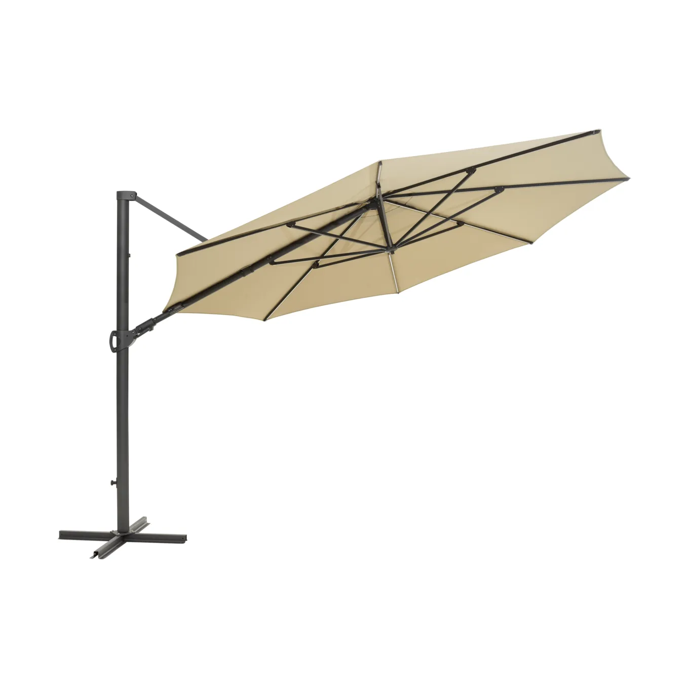Cilento parasol, Light grey-khaki Brafab