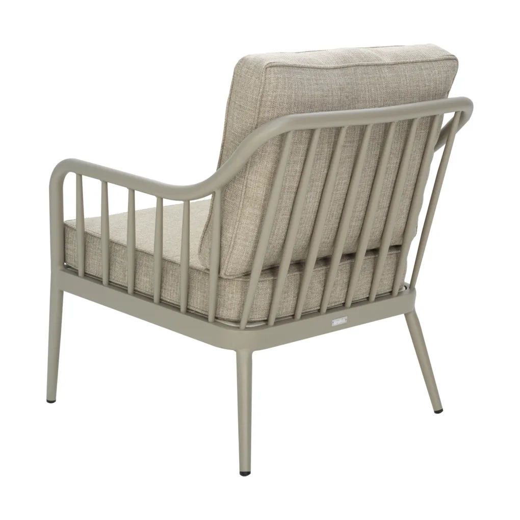 Coleville lænestol, Khaki-burlap beige Brafab