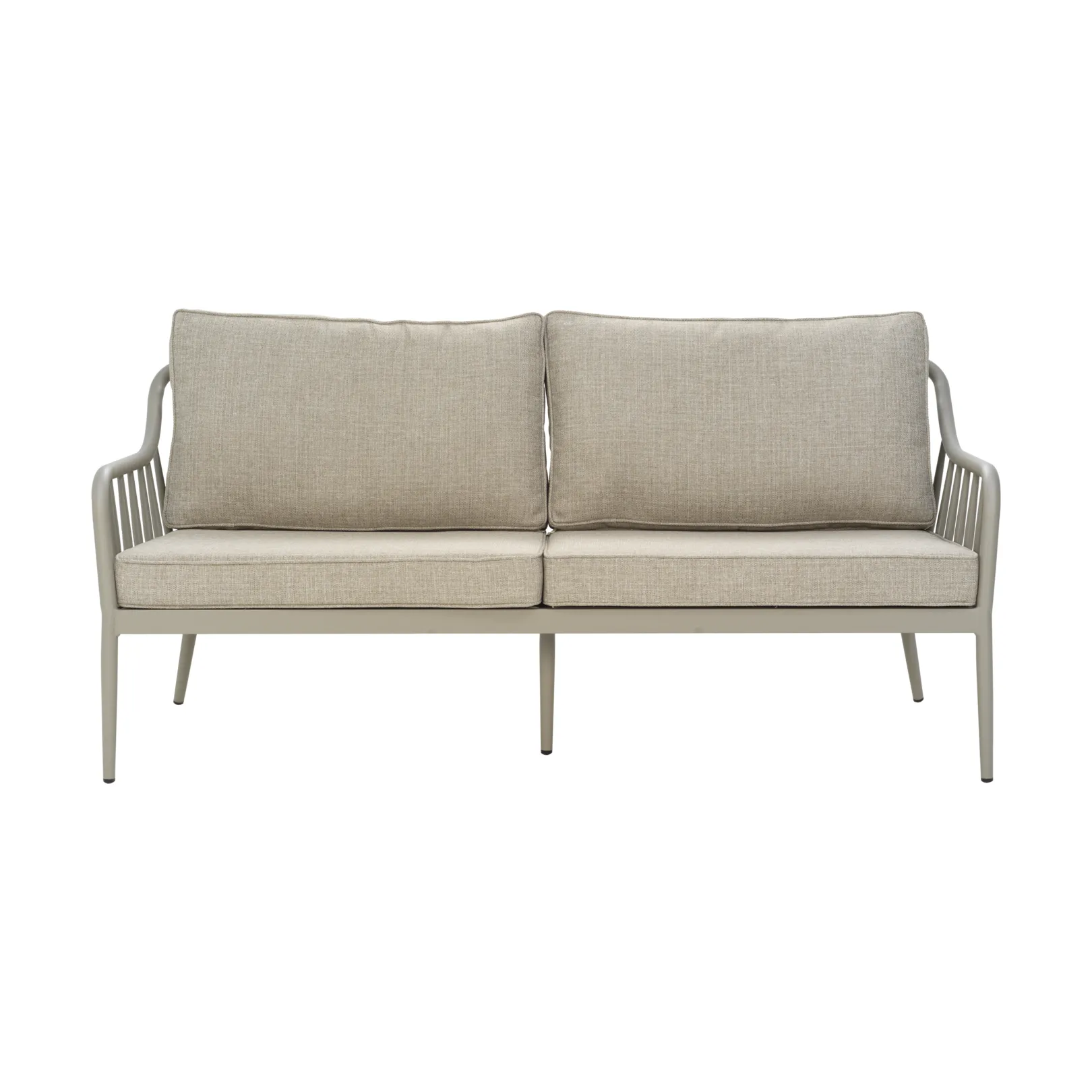 Coleville sofa, Khaki-burlap beige, 3-personers Brafab