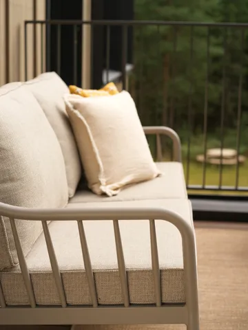 Coleville sofa - Khaki-burlap beige, 3-personers - Brafab