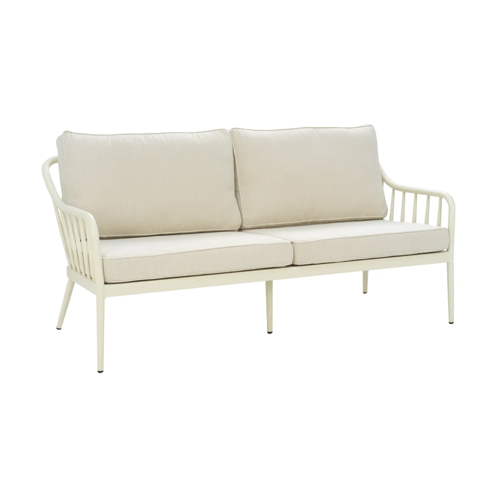 Coleville sofa, Pearl white-dot beige, 3-personers Brafab